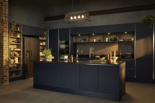 linea in navy blue silk 2404