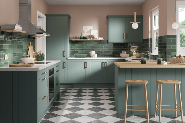 shaker chelsea forest green matt 2752